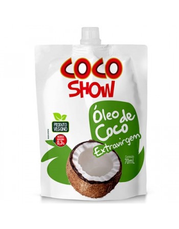 ÓLEO DE COCO EXTRAVIRGEM 70ML - COCO SHOW/COPRA
