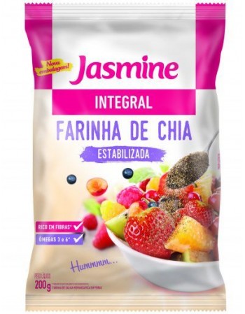 FARINHA DE CHIA INTEGRAL 200G - JASMINE