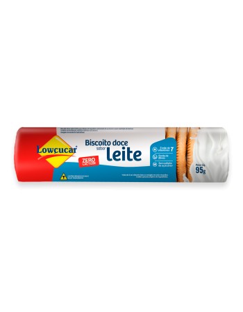 BISCOITO DOCE LEITE LOW ZERO ACUCAR 95G - LOWCUCAR