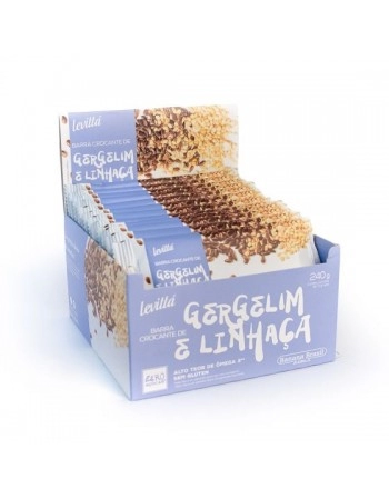 LEVITTÁ GERGELIM E LINHAÇA SEM GLÚTEN 24X10G - BANANA BRASIL