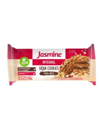 GRAN COOKIES AVEIA E NUTS INTEGRAL 120G - JASMINE