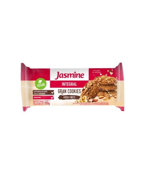 GRAN COOKIES INTEGRAL NUTS 120G - JASMINE