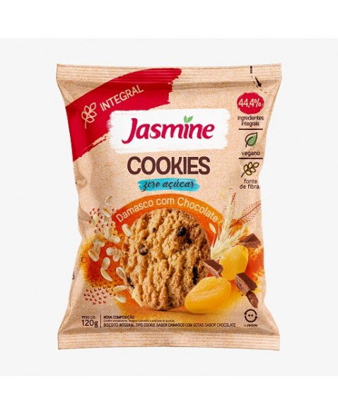 COOKIES ZERO DAMASCO COM CHOCOLATE 150G - JASMINE