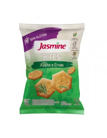 JASMINE BITES S/G TAPIOCA AZEITE ERVAS 8X25G