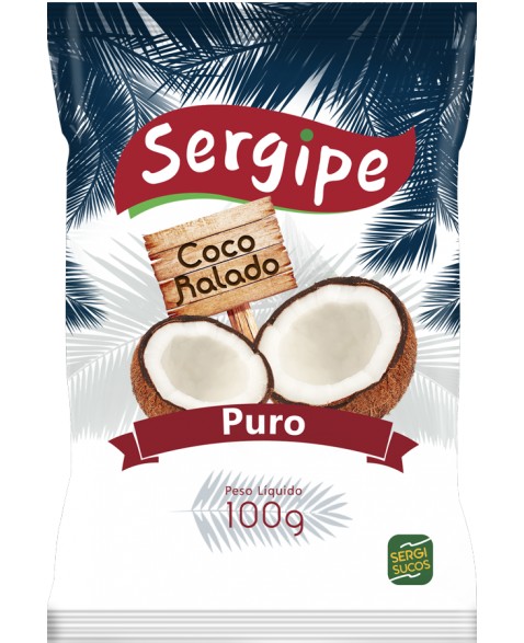 COCO RALADO PURO 100G - SERGIPE