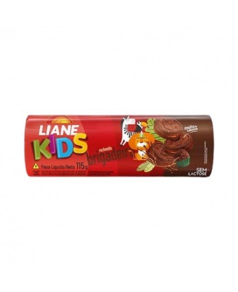 LIANE BISCOITO RECHEADO KIDS CHOCOLATE 115G