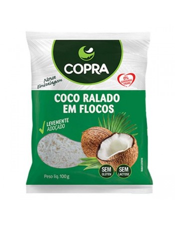 COCO RALADO FLOCADO 100G - COPRA