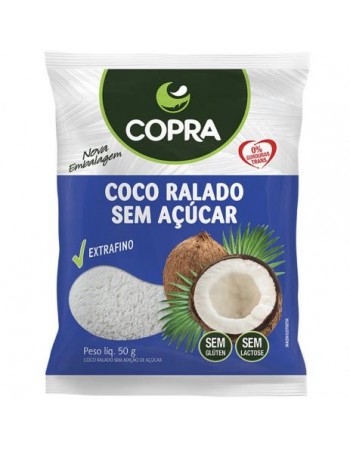 COCO RALADO SEM AÇÚCAR 50G - COPRA