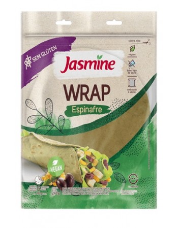 JASMINE WRAP ESPINAFRE S/G 240G