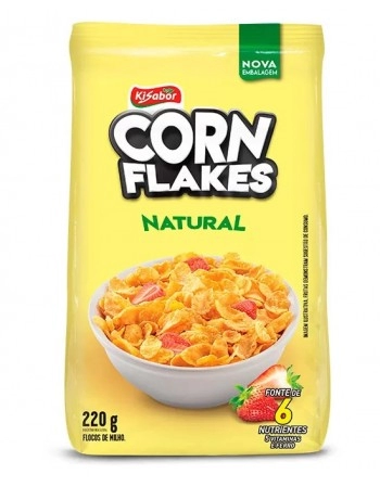 KISABOR CORN FLAKES NATURAL 220G