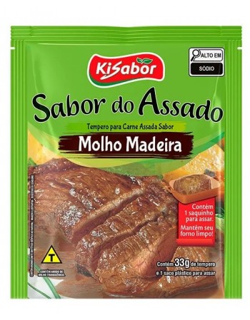 KISABOR TEMPERO SABOR DO ASSADO MADEIRA 33G