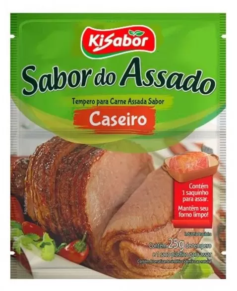 KISABOR TEMPERO SABOR DO ASSADO CASEIRO 25G