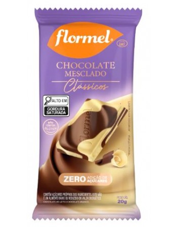 FLORMEL CHOCOLATE MESCLADO ZERO 20G D12 M10