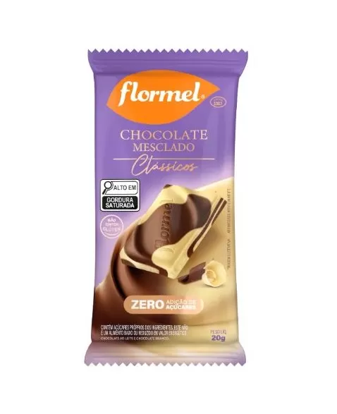 FLORMEL CHOCOLATE MESCLADO ZERO 20G D12 M10