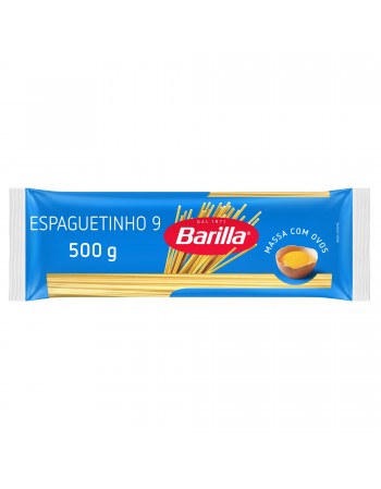 SPAGUETINHO COM OVOS N°9 500G - BARILLA