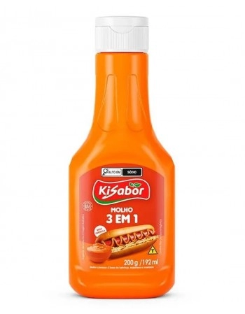 KISABOR MOLHO 3 EM 1 200G