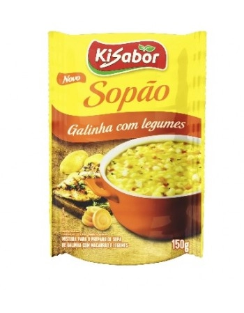 KISABOR SOPAO GALINHA C/LEGUMES 150G