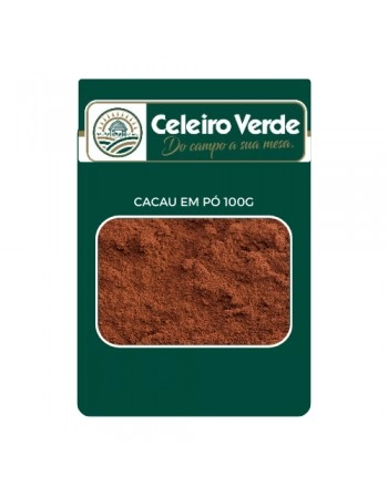 CACAU EM PÓ 100G - CELEIRO VERDE