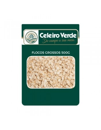 AVEIA EM FLOCOS GROSSOS 500G - CELEIRO VERDE