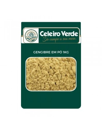 GENGIBRE EM PÓ 1KG - CELEIRO VERDE