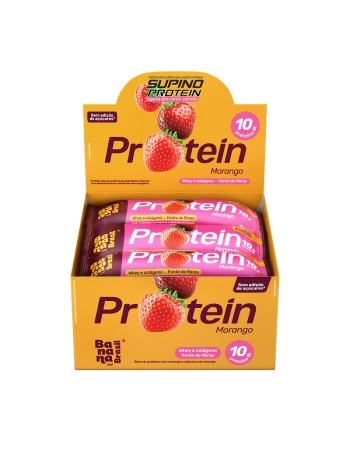 B BRASIL PROTEIN MORANGO DP 12X30G