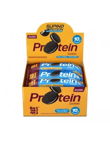 PROTEIN BAUNILHA E CRISPIES SEM GLÚTEN 12X30G - BANANA BRASIL
