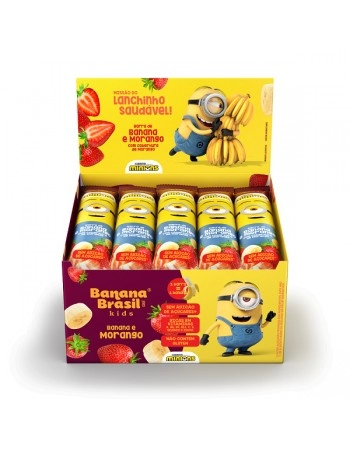 BARRA FRUTAS KIDS MORANGO 20X22G -B BRASIL