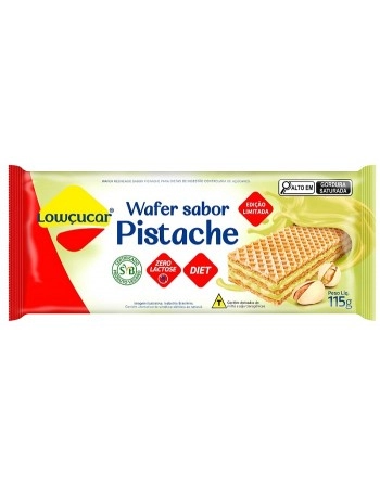 LOWCUCAR WAFER BAUNILHA ZERO 115G