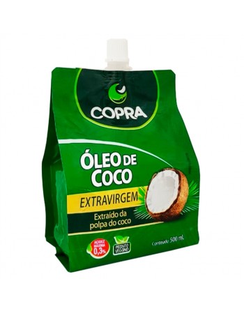 ÓLEO DE COCO EXTRAVIRGEM POUCH 500ML - COPRA